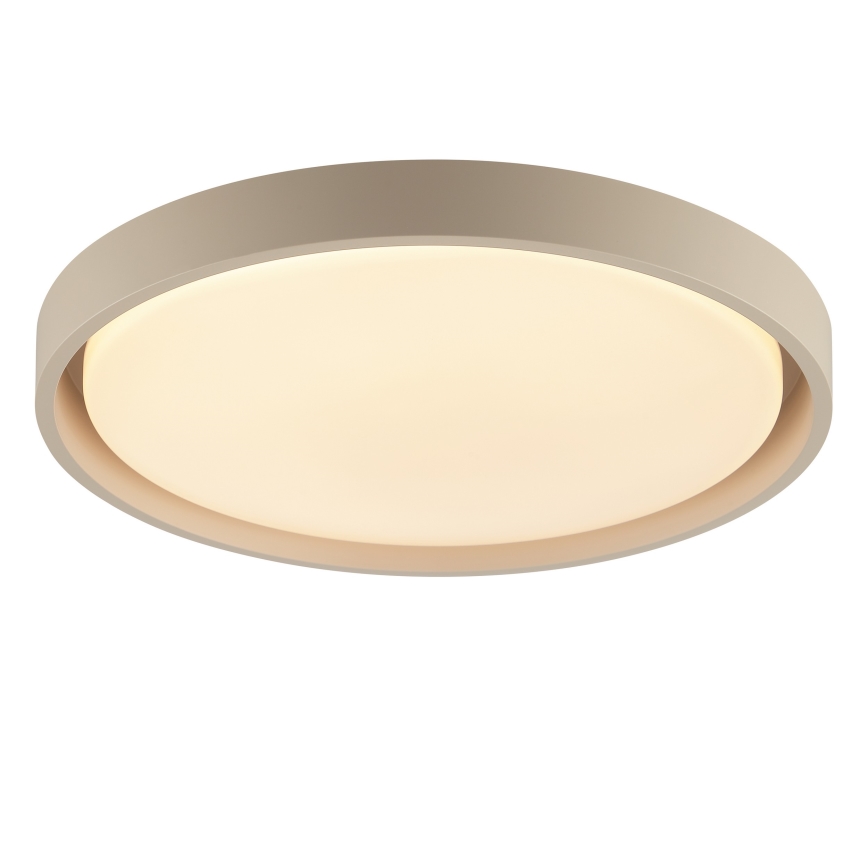 Brilliant - Dimmable LED Ceiling Light SANOZ LED/24W/230V 3000-6500K Ø 41 cm Beige + Remote Control