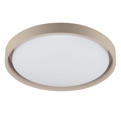 Brilliant - Dimmable LED Ceiling Light SANOZ LED/24W/230V 3000-6500K Ø 41 cm Beige + Remote Control