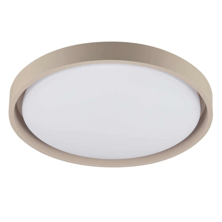 Brilliant - Dimmable LED Ceiling Light SANOZ LED/24W/230V 3000-6500K Ø 41 cm Beige + Remote Control
