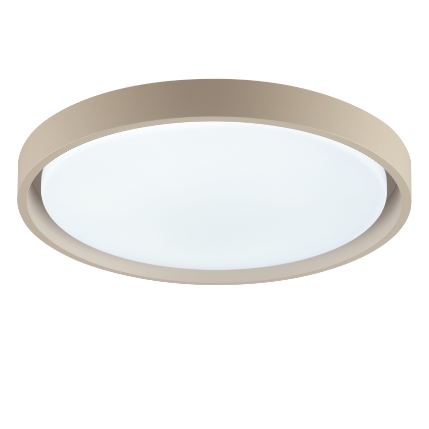 Brilliant - Dimmable LED Ceiling Light SANOZ LED/24W/230V 3000-6500K Ø 41 cm Beige + Remote Control