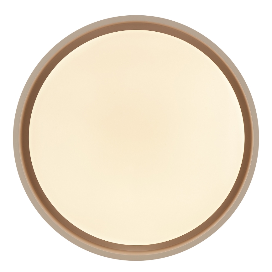 Brilliant - Dimmable LED Ceiling Light SANOZ LED/24W/230V 3000-6500K Ø 41 cm Beige + Remote Control