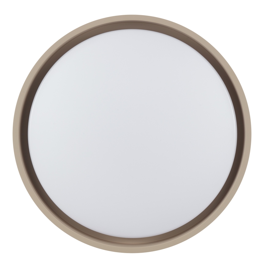 Brilliant - Dimmable LED Ceiling Light SANOZ LED/24W/230V 3000-6500K Ø 41 cm Beige + Remote Control