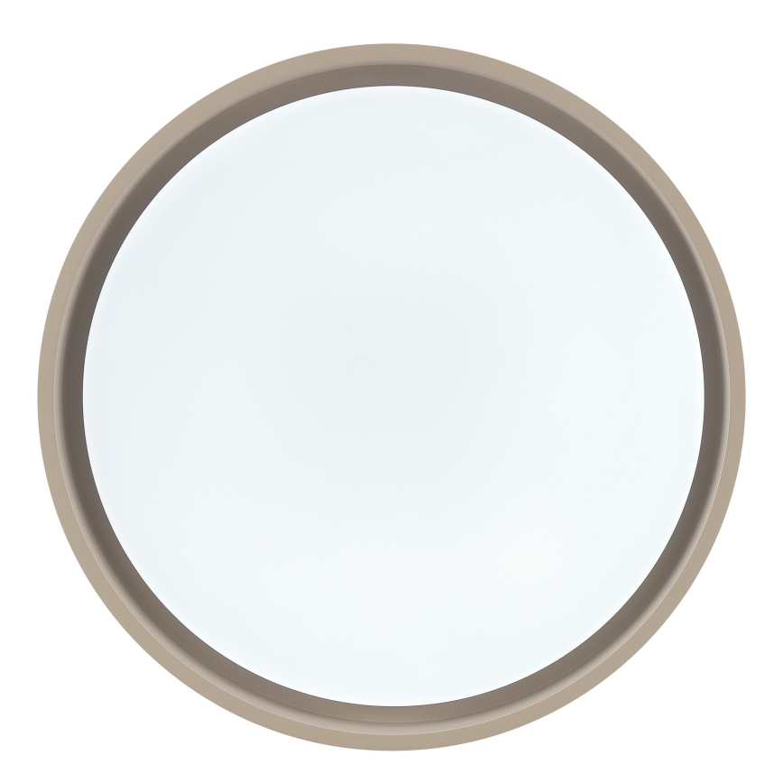 Brilliant - Dimmable LED Ceiling Light SANOZ LED/24W/230V 3000-6500K Ø 41 cm Beige + Remote Control