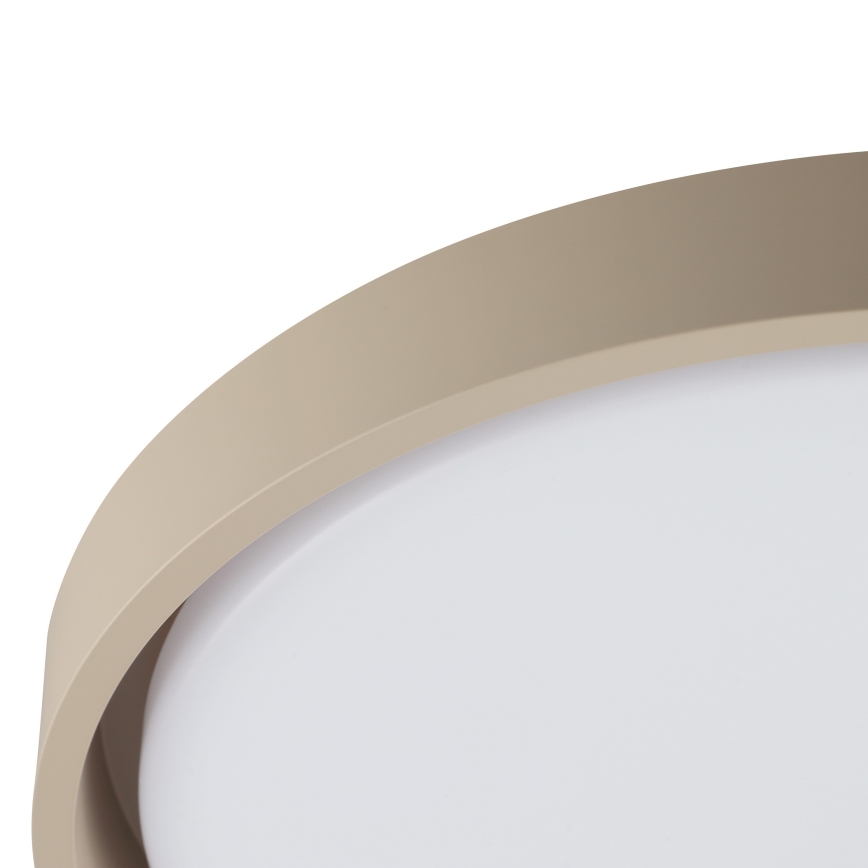 Brilliant - Dimmable LED Ceiling Light SANOZ LED/24W/230V 3000-6500K Ø 41 cm Beige + Remote Control
