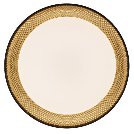 Brilliant - WALDO Dimmable LED Ceiling Light LED/36W/230V 3000-6500K Ø 48.5 cm Black/Gold + Remote Control