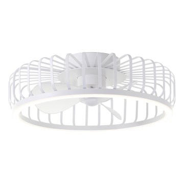 Brilliant - LED Dimmable Ceiling Light with Fan CAPO LED/36W/230V 2700-6500K Ø 48 cm White + Remote Control