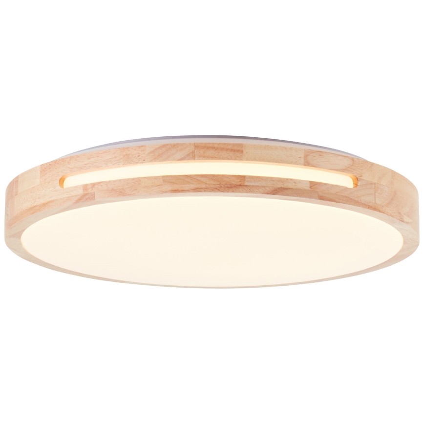 Brilliant - LED Dimmable ceiling light WOODBURY LED/24W/230V d. 39 cm rubber fig - FSC certified