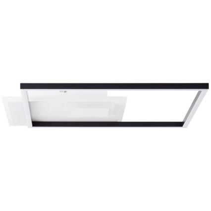 Brilliant - LED Dimmable ceiling light IORGO LED/40W/230V 3000K 43,5x43,5 cm white/black