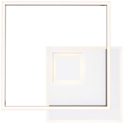 Brilliant - LED Dimmable ceiling light IORGO LED/40W/230V 3000K 43,5x43,5 cm white/black