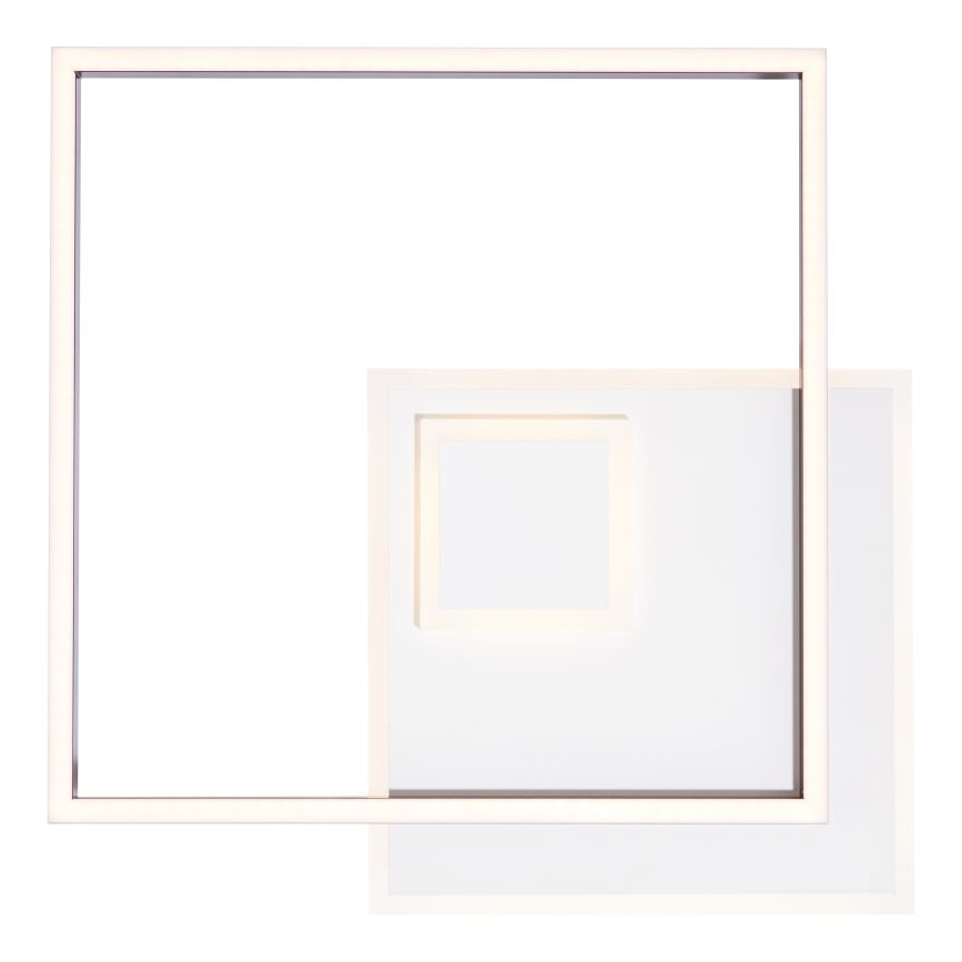 Brilliant - LED Dimmable ceiling light IORGO LED/40W/230V 3000K 43,5x43,5 cm white/black