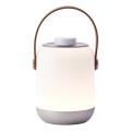 Brilliant - LED Dimmable outdoor table lamp GEMMA LED/1,9W/5V 1800 mAh IP44 white