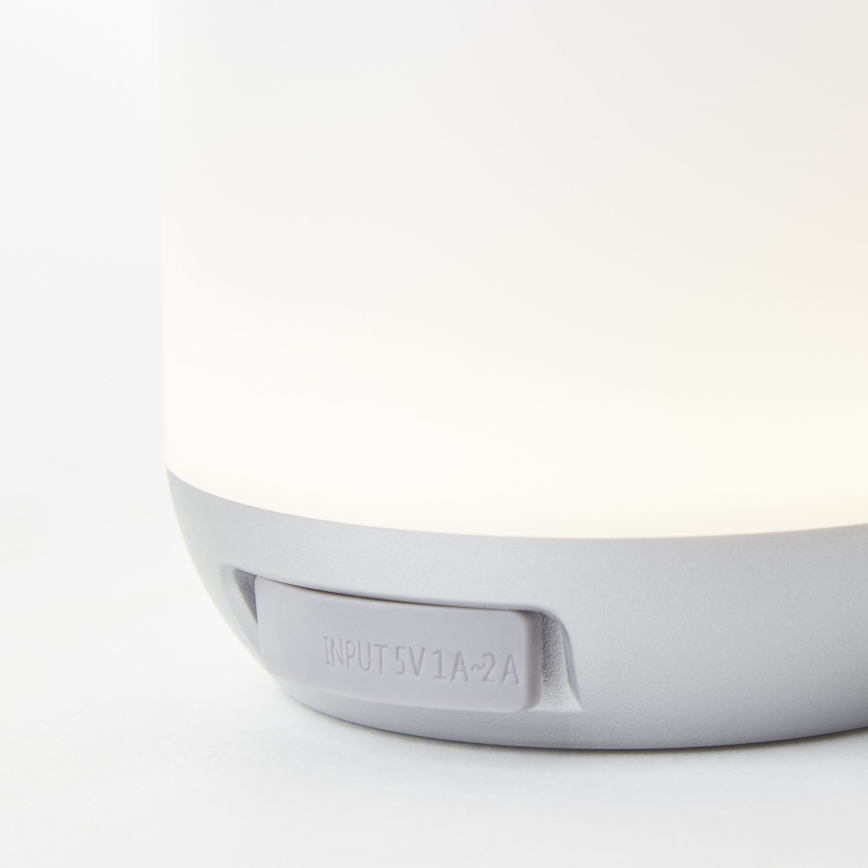 Brilliant - LED Dimmable outdoor table lamp GEMMA LED/1,9W/5V IP44 white