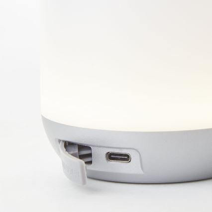 Brilliant - LED Dimmable outdoor table lamp GEMMA LED/1,9W/5V IP44 white