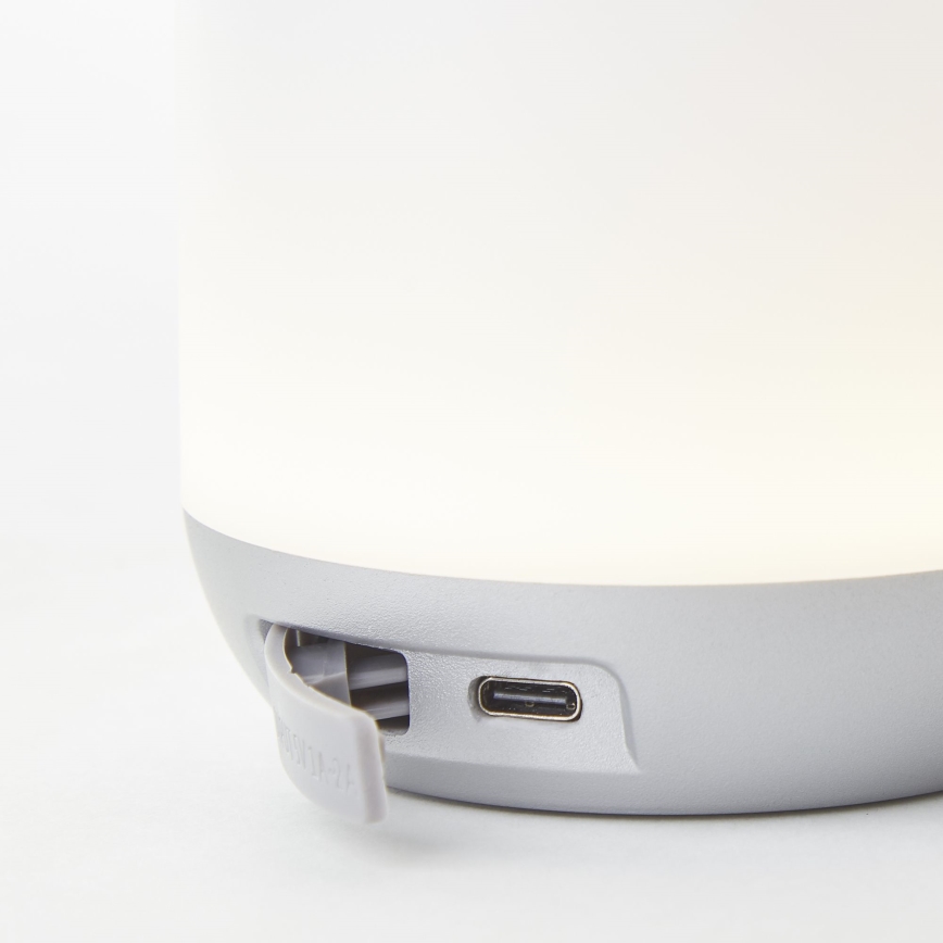 Brilliant - LED Dimmable outdoor table lamp GEMMA LED/1,9W/5V IP44 white