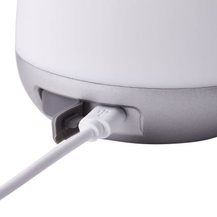 Brilliant - LED Dimmable outdoor table lamp GEMMA LED/1,9W/5V IP44 white