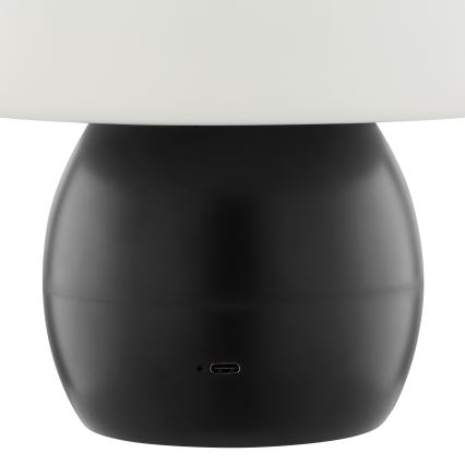 Brilliant - LED Dimmable Rechargeable Touch-Sensitive Table Lamp DUPIS LED/2W/5V 2700K 1800 mAh Black