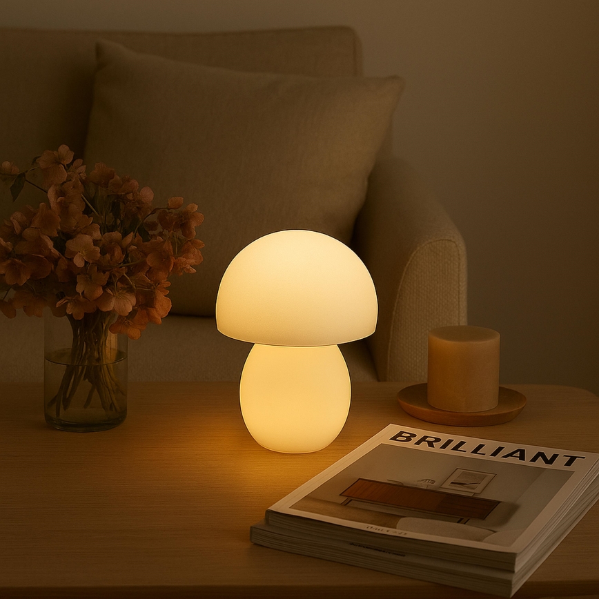 Brilliant - Dimmable LED Rechargeable Touch Desk Lamp DUPIS LED/2W/5V 2700K 1800 mAh white