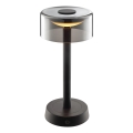 Brilliant - LED Dimmable Rechargeable Touch-Controlled Outdoor Table Lamp RAZOR LED/2,5W/5V 2700K 2600 mAh IP44 black