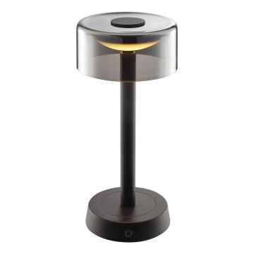 Brilliant - LED Dimmable Rechargeable Touch-Controlled Outdoor Table Lamp RAZOR LED/2,5W/5V 2700K 2600 mAh IP44 black