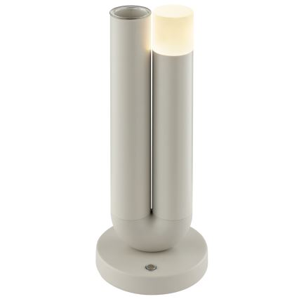 Brilliant - LED Dimmable Rechargeable Touch-Operated Outdoor Table Lamp SAYU LED/2,5W/5V 2700K 2600 mAh IP44 grey
