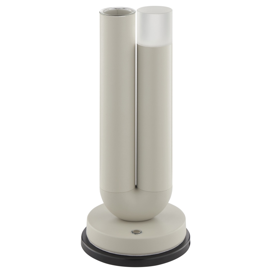 Brilliant - LED Dimmable Rechargeable Touch-Operated Outdoor Table Lamp SAYU LED/2,5W/5V 2700K 2600 mAh IP44 grey