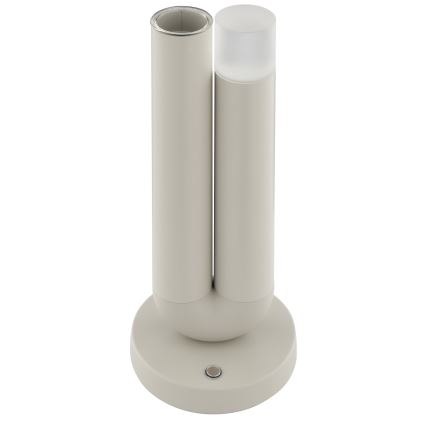 Brilliant - LED Dimmable Rechargeable Touch-Operated Outdoor Table Lamp SAYU LED/2,5W/5V 2700K 2600 mAh IP44 grey