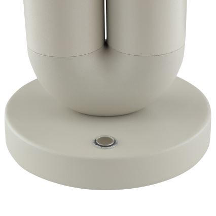 Brilliant - LED Dimmable Rechargeable Touch-Operated Outdoor Table Lamp SAYU LED/2,5W/5V 2700K 2600 mAh IP44 grey