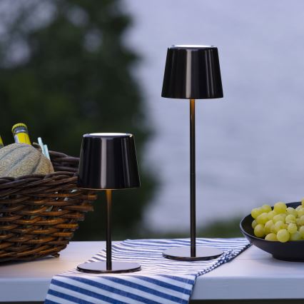 Brilliant - LED Dimmable touch outdoor lamp XAANA LED/4W/5V 3000/4000/6500K IP44 black