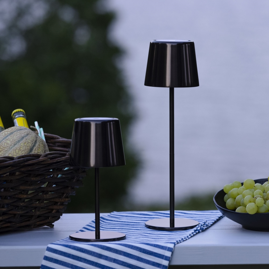 Brilliant - LED Dimmable touch outdoor lamp XAANA LED/4W/5V 3000/4000/6500K IP44 black