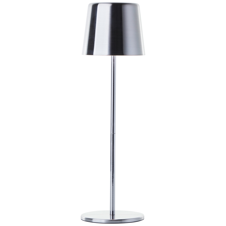 Brilliant - LED Dimmable touch outdoor lamp XAANA LED/4W/5V 3000/4000/6500K 2600 mAh IP44 shiny chrome