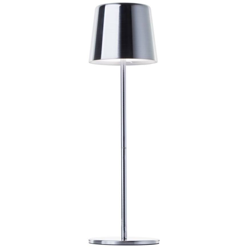 Brilliant - LED Dimmable touch outdoor lamp XAANA LED/4W/5V 3000/4000/6500K 2600 mAh IP44 shiny chrome