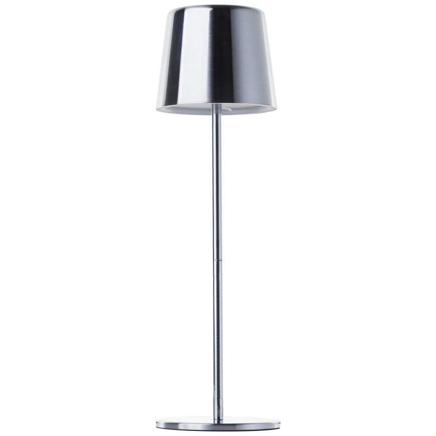 Brilliant - LED Dimmable touch outdoor lamp XAANA LED/4W/5V 3000/4000/6500K 2600 mAh IP44 shiny chrome