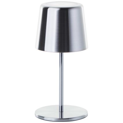 Brilliant - LED Dimmable touch outdoor lamp XAANA LED/4W/5V 3000/4000/6500K 2600 mAh IP44 shiny chrome