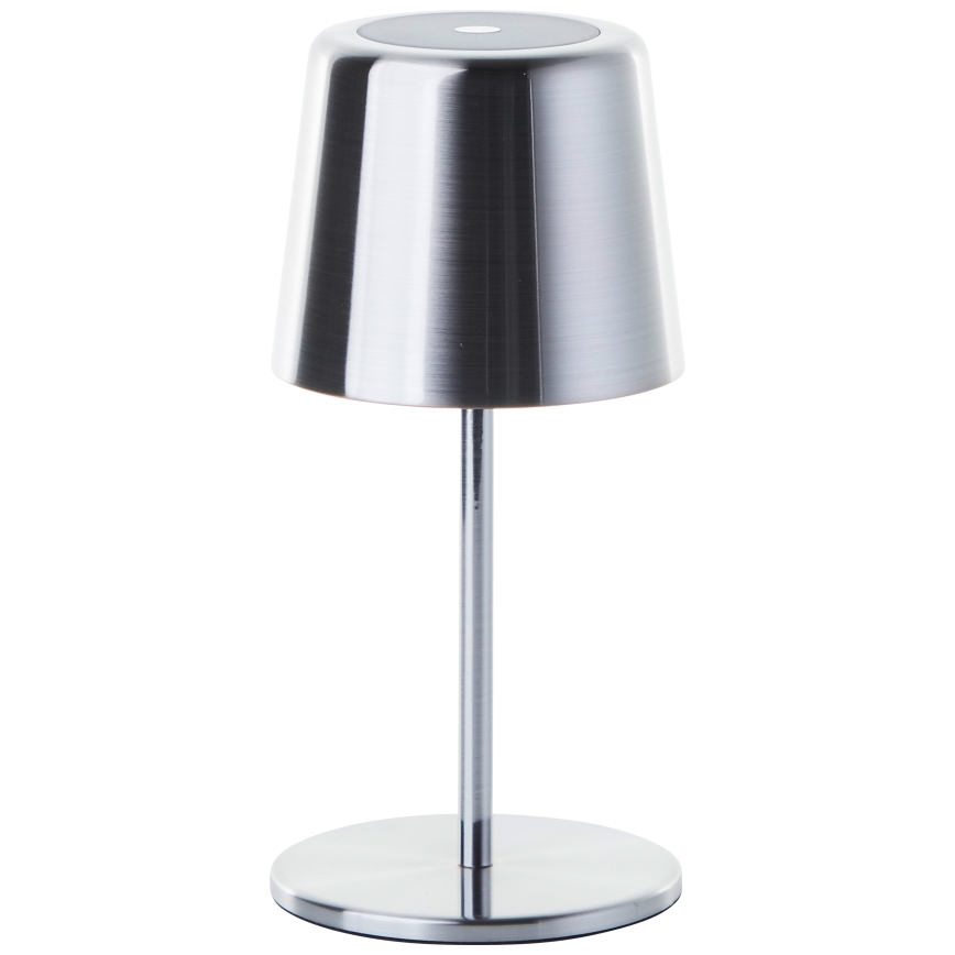 Brilliant - LED Dimmable touch outdoor lamp XAANA LED/4W/5V 3000/4000/6500K 2600 mAh IP44 shiny chrome