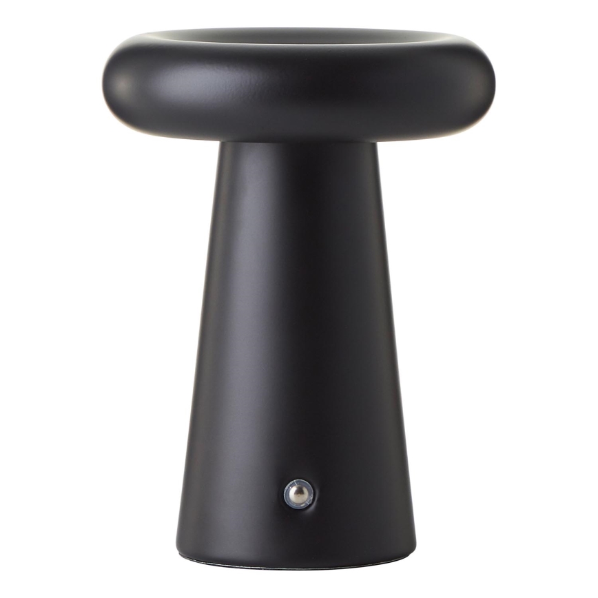 Brilliant - LED Dimmable touch outdoor table lamp MUFFIN LED/3W/5V USB 2600 mAh IP44 black