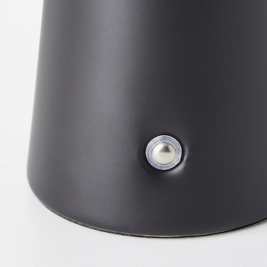 Brilliant - LED Dimmable touch outdoor table lamp MUFFIN LED/3W/5V USB IP44 black