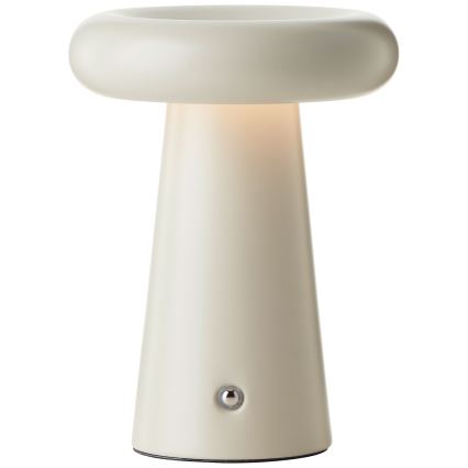 Brilliant - LED Dimmable touch table lamp MUFFIN LED/3W/5V USB IP44 creamy