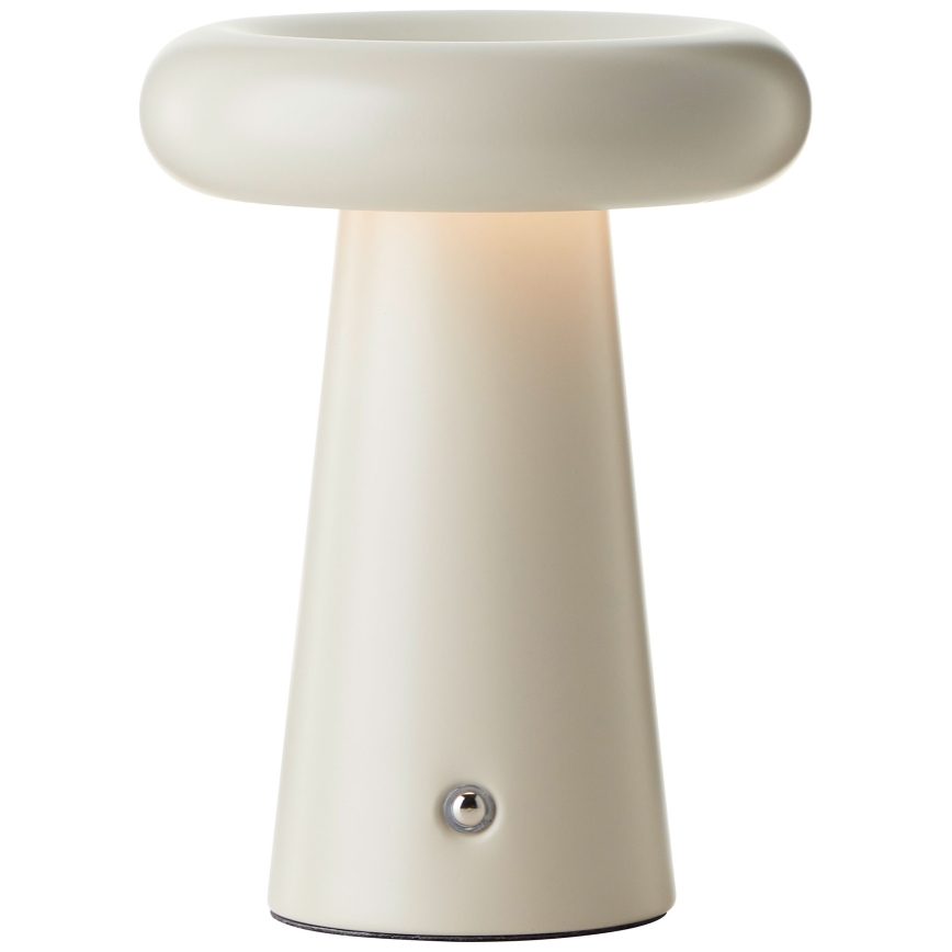 Brilliant - LED Dimmable touch table lamp MUFFIN LED/3W/5V USB IP44 creamy