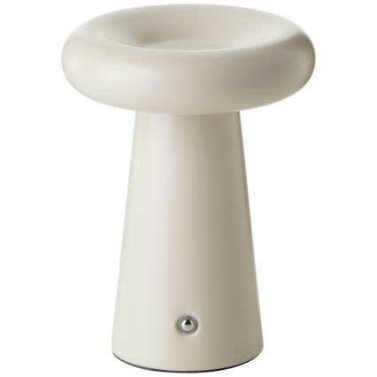 Brilliant - LED Dimmable touch table lamp MUFFIN LED/3W/5V USB IP44 creamy