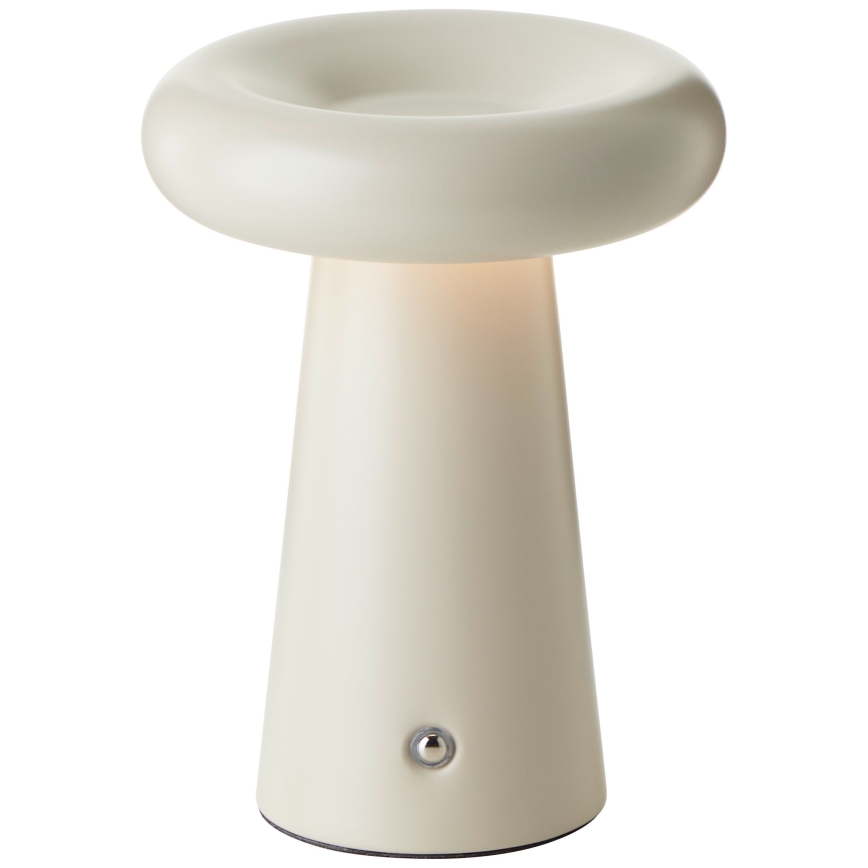 Brilliant - LED Dimmable touch table lamp MUFFIN LED/3W/5V USB IP44 creamy