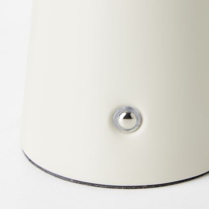 Brilliant - LED Dimmable touch table lamp MUFFIN LED/3W/5V USB IP44 creamy