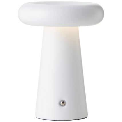 Brilliant - LED Dimmable touch outdoor table lamp MUFFIN LED/3W/5V USB IP44 white