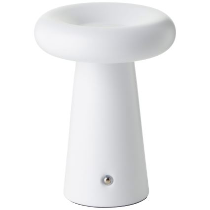 Brilliant - LED Dimmable touch outdoor table lamp MUFFIN LED/3W/5V USB IP44 white