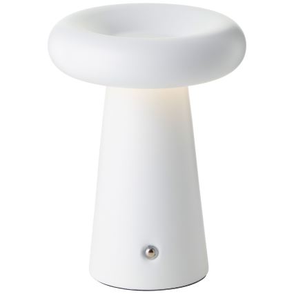 Brilliant - LED Dimmable touch outdoor table lamp MUFFIN LED/3W/5V USB IP44 white