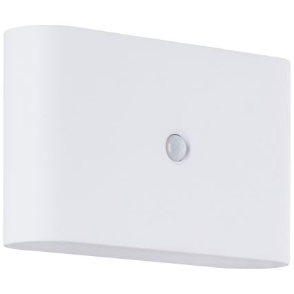 Brilliant - LED Outdoor rechargeable wall light with sensor XINO LED/3W/5V IP44 white