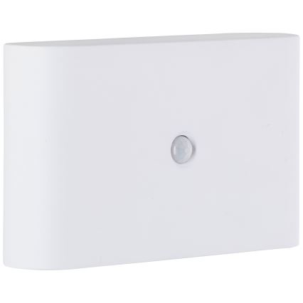 Brilliant - LED Outdoor rechargeable wall light with sensor XINO LED/3W/5V IP44 white