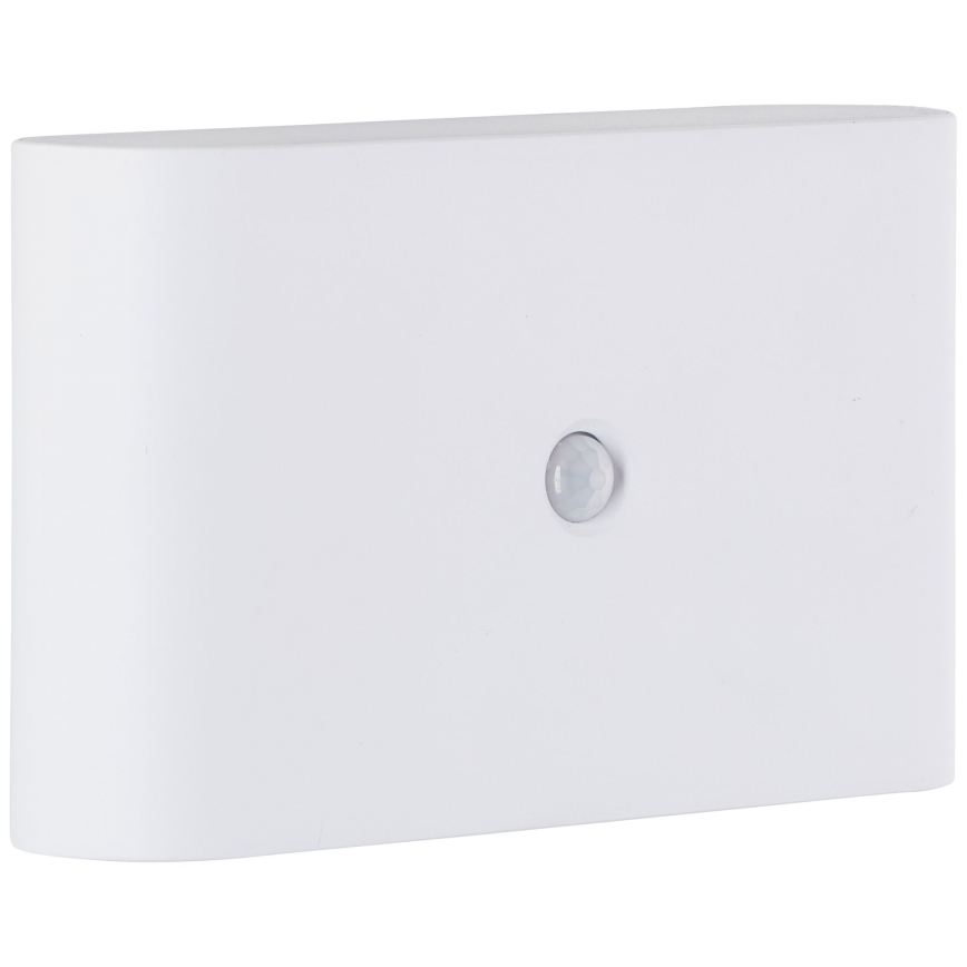 Brilliant - LED Outdoor rechargeable wall light with sensor XINO LED/3W/5V IP44 white