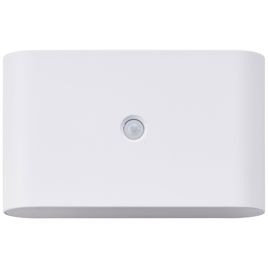 Brilliant - LED Outdoor rechargeable wall light with sensor XINO LED/3W/5V IP44 white