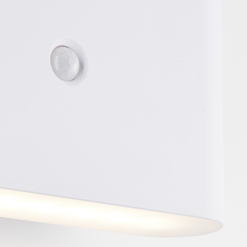 Brilliant - LED Outdoor rechargeable wall light with sensor XINO LED/3W/5V IP44 white
