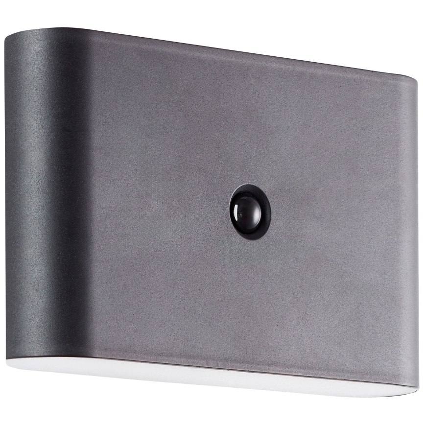 Brilliant - LED Outdoor rechargeable wall light with sensor XINO LED/3W/5V 3600 mAh IP44 black